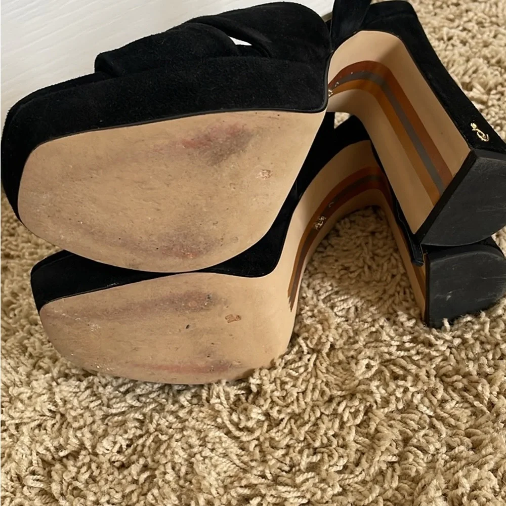 Sam Edelman Black Suede Heels